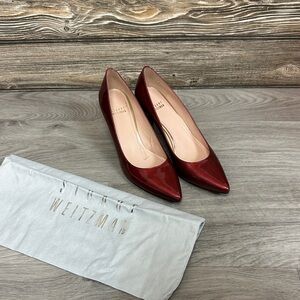 Stuart Weitzman Burgundy Heels